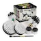 Drill Brush Power Scrubber By Useful Products 7 in W 5 in L Brush, White W-542OMS-2L-7X-QC-DB - alternate 1